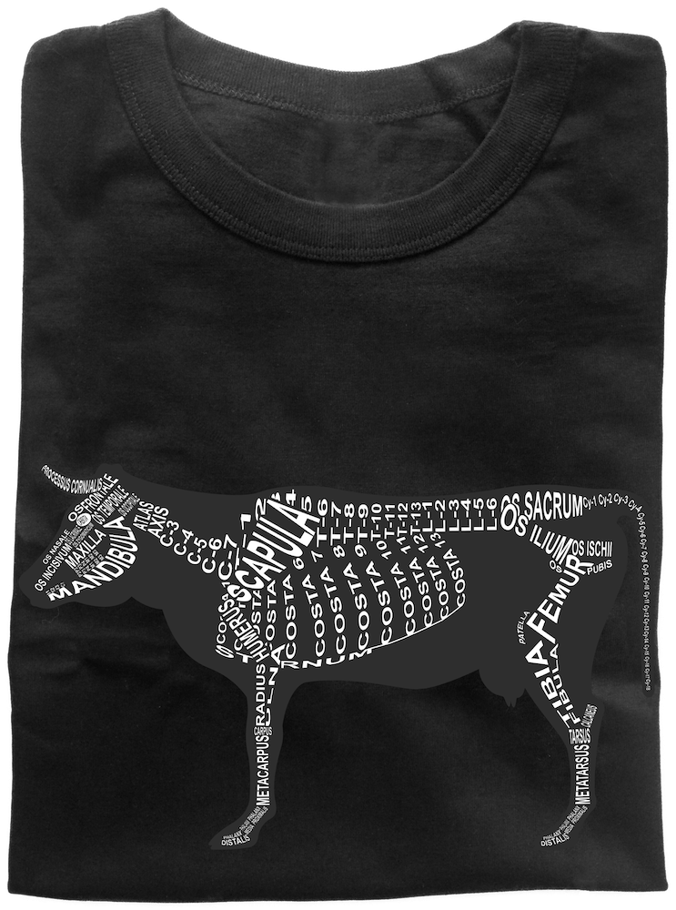 Shirt zusammengelegt Rind